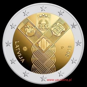 2018 Lithuania - 100 years of the Baltic States 2 euros